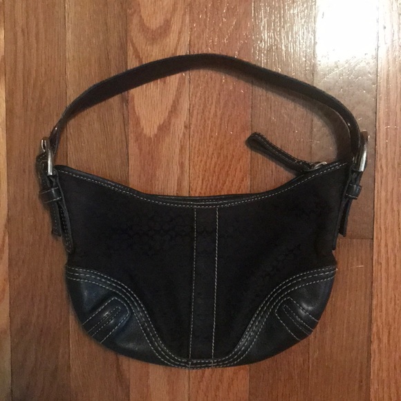 Coach hobo shoulder bag black - Picture 1 of 3